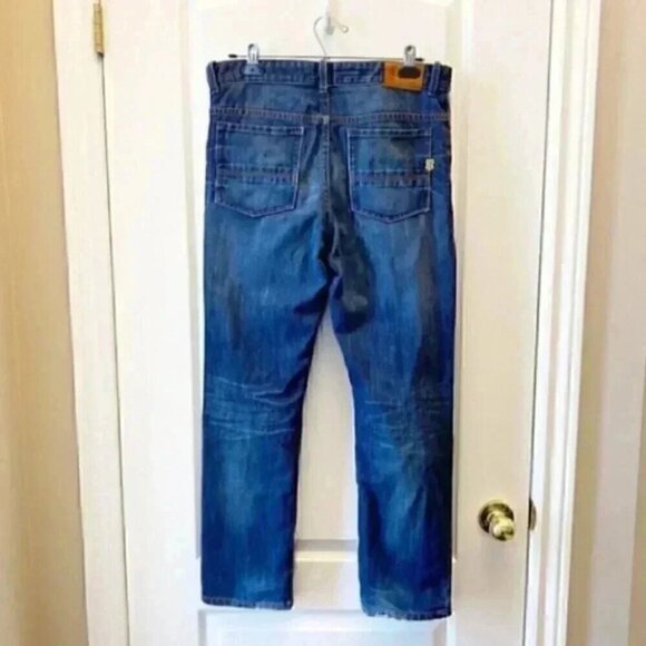 Tommy Hilfiger Jeans Slim Straight  Leg Dark Blue Denim Boys Size 18 - Picture 7 of 16